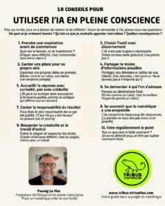 10 conseils pour utiliser l'IA en pleine conscience